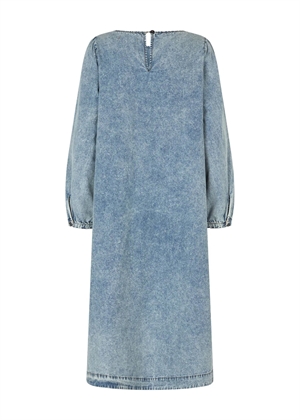 Lucas midi kjole Washed Denim Lollys Laundry 